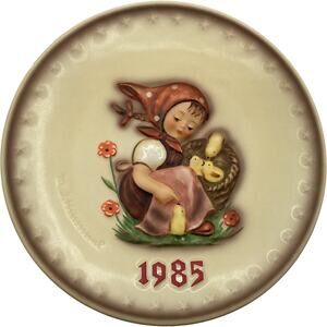 Vintage M.J. Hummel 1985 15th Annual Handpainted Collectible Plate Hum 278